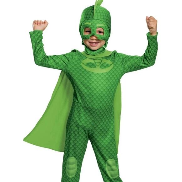 New PJ Masks Gekko Halloween Costume Toddler 2T - Picture 2 of 2